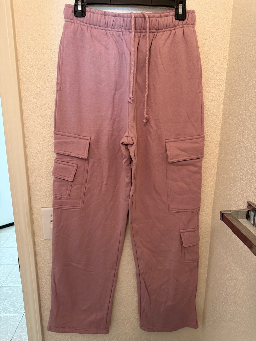 Garage Dusty Rose Cargo Jogger Pants